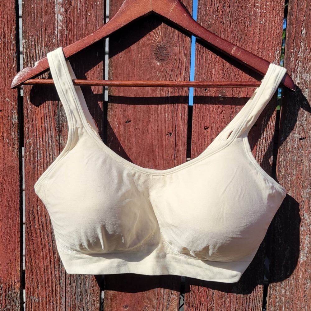 Shapermint Essentials Truekind Daily Comfort Wireless Shaper Bra Beige 3XL 10022